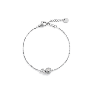 Amy Amy Fashion <b>Bracelet</b> 925 Silver Rhodium Plated Crystal <b>Ball</b> Minimalist Chain <b>Bracelet</b> for Women Everyday Wear - Product Image 3