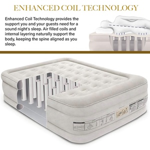 <span class=keywords><strong>Lit</strong></span> d'air simple taille EU avec pompe électrique intégrée, matelas <span class=keywords><strong>gonflable</strong></span> pour une <span class=keywords><strong>personne</strong></span> - Product Image 2