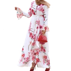 Colorful Fashion Embroidery Islamic Clothing Women Muslim Dresses <strong>Abaya</strong> - Product Image 2