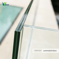 Verre feuilleté clair/téinté avec film PVB SGP, verre de sécurité insonorisant pour la construction