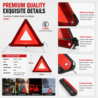 Triangle de signalisation en plastique