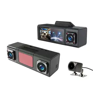 Relee Advanced 1080P 3-Direction Dash Cam - 140 Degree Wide Angle Capture for Universal Vehicle Use