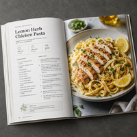 Impression personnalisée en usine de livres de cuisine/brochures/livres de recettes/menus de restaurant à couverture souple en couleur