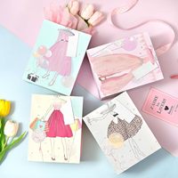 4er-Pack 9 Zoll Mittelgroße Sortierte Geschenktüten mit Reißverschluss und Seidenpapier für Hochzeiten, Brautpartys, Geburtstage und Feiern