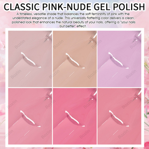 BOZLIN NUEVO Juego <span class=keywords><strong>de</strong></span> Esmaltes <span class=keywords><strong>de</strong></span> Gel <span class=keywords><strong>de</strong></span> Alta Pigmentación, Marca Privada, Color Rosa Nude, Esmalte <span class=keywords><strong>de</strong></span> Uñas en Gel, Colección <span class=keywords><strong>de</strong></span> Esmaltes <span class=keywords><strong>de</strong></span> Gel SIN HEMA ni TPO - Product Image 4