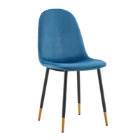 Fauteuils de détente modernes en velours capitonnés pour salon, salle à manger et cuisine - Design contemporain