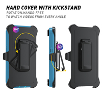 Étui de téléphone en TPU+PC avec porte-cartes, robuste et résistant, pour 15 Pro Max, protection contre les chocs, coque de protection
