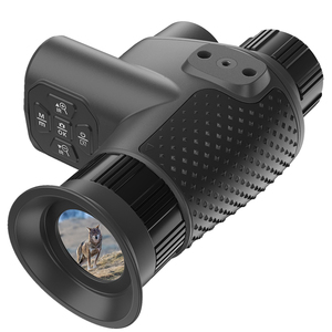 Lunettes numériques infrarouges 4K Monoculaire Obscurité 400 mètres Monté sur la tête Vision nocturne Mains libres Flip-up Grand écran Monoculaire - Product Image 5
