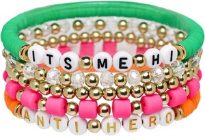 Pulseras <span class=keywords><strong>de</strong></span> la Amistad con Temática TS 2024, Colección <span class=keywords><strong>de</strong></span> Pulseras <span class=keywords><strong>de</strong></span> Arcilla Inspiradas en el Álbum <span class=keywords><strong>de</strong></span> <span class=keywords><strong>Taylor</strong></span> Swift - Product Image 4
