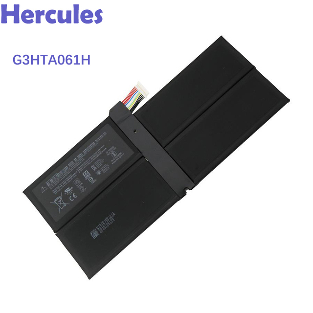 Genuine Laptop Battery 7.57V 5702mAh 43.2Wh G3HTA061H DYNM03 for Microsoft Surface Pro 7 1866 Series Tablet PC Notebook Battery