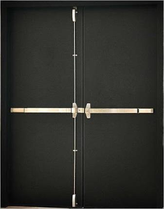 Puertas de oscilación dobles de acero modernas personalizables 45/60/90/120 min Salida DE EMERGENCIA resistente al fuego para baño con aislamiento interno - Product Image 6