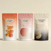 Hot Sale Customized Colorful Gravure Printing 50g 100g 250g 500g Coffee Bean Snack Packaging Valve Stand up Pouch