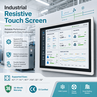 Mochuan MC-H156E HMI de 15.6 Pulgadas con Resolución de 1920x1080, CPU ARM Cortex-A8 de 1G para Control de Velocidad de Motor Paso a Paso Programable