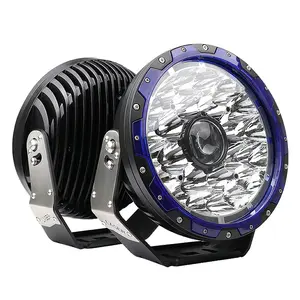 Lampu Led Mobil Off Road Daya Tinggi 9 Inci 132W, Lampu Sorot LED Berkendara dengan DRL