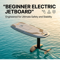 Planche de surf électrique hydrofoil à alimentation directe Efoil EPP 110L Jetboard QuickLearn Safe Hand Control Smart Remote Gris Blanc