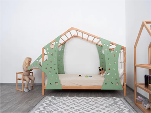 Cama Montessori para niños pequeños, cama de juego, decoración de guardería, cama de escalada para niños pequeños, gimnasio para bebés - Product Image 5