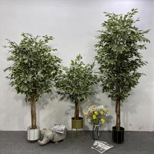 Grand arbre artificiel de banian réaliste de qualité supérieure avec tronc naturel pour la décoration de jardin extérieur - Product Image 5