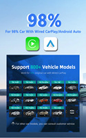 Adaptador Inteligente Carplay AI Box, Desbloquea Carplay Inalámbrico sin Esfuerzo, Adaptador Android Auto con Función de Navegación