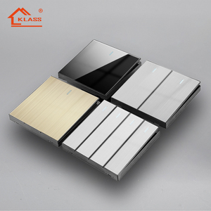 Tùy chỉnh điện ánh sáng thép không gỉ thiết bị chuyển mạch bảng điều khiển ổ cắm băng đảng anh chúng tôi EU tiêu chuẩn tường chuyển đổi điện ổ cắm - Product Image 2