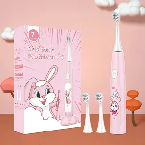 Cute Gift Child Kids Soft Electric Battery Toothbrush For Kids Rechargeable With Cartoon 3D