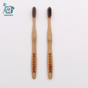 Cepillos de Dientes de Bambú, Paquete de 4, Ecológicos, Biodegradables, Manuales para Adultos, Mango de Bambú Natural, Cerdas de Carbón - Product Image 4