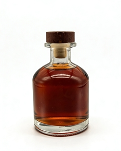 <strong>Wholesale</strong> <strong>Custom</strong> Matte/Frost Clear Liquor Fruit Short Vodka Glass Wine <strong>Bottle</strong> with Cork Sealing - Product Image 1