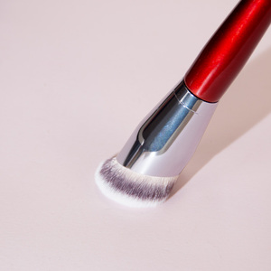 Pinceau professionnel pour fond de teint à tête plate et inclinée, poils denses et fermes, pinceau incliné pour le visage, pour fond de teint liquide ou crème - Product Image 5