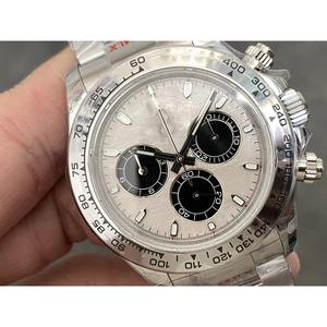 Reloj de Pulsera de Acero Simple para Hombre y Mujer, Diseño Mecánico de Tres Ojos, Elegante y Moderno - Product Image 2