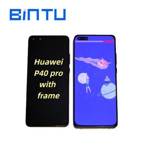 Bintu สมาร์ทโฟนจอ OLED ขนาด6.5นิ้ว, หน้าจอสัมผัส <span class=keywords><strong>FHD</strong></span> สำหรับ Huawei P40 Pro พร้อมอะไหล่กรอบ - Product Image 1