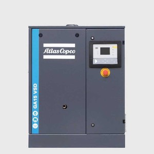 เครื่องอัดอากาศแบบสกรูอุตสาหกรรม Copco GA15 GA37 15KW 37KW ราคาดีที่สุด กำลังไฟ 110KW ระบายความร้อนด้วยอากาศ สำหรับแรงดัน 7-13 บาร์ - Product Image 1