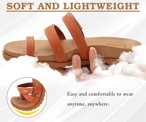 Sandali piatti regolabili da <span class=keywords><strong>donna</strong></span> infradito ortotiche leggere <span class=keywords><strong>per</strong></span> pantofole plantare fascite archetto alla moda - Product Image 6