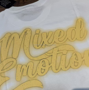 New Arrival MIXED EMOTION Top Quality Heavyweight 100% Cotton Tee <b>Shirt</b> Streetwear Graphic Printed Oversized <b>Shirts</b> for <b>Men</b> - Product Image 5