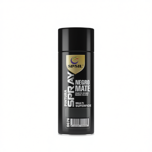 Spray Negro Mate 200ml Multisuperficie Paint For Metal Wood Craft - Product Image 1