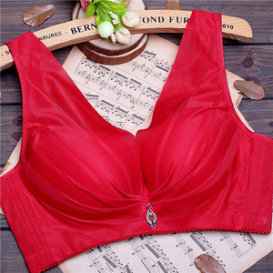 Women's <strong>No</strong> Underwire Thin <strong>Bra</strong> Cover Plus Size 3/4 Cup Solid Pattern Thongs <strong>Bra</strong> Breathable Eco-Friendly - Product Image 5