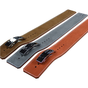 MKAS 도매 레버 벨트 버클 사용자 정의 10mm 13mm 역도 레버 벨트 체육관 가죽 역도 역도 벨트 - Product Image 5