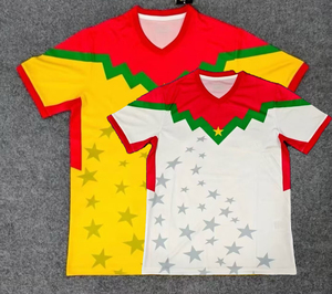 เสื้อฟุตบอลแอฟริกาคัพ บูร์กินาฟาโซ ลายเบอร์ทรานด์ ตราโอเร กุสตาโว ซางาเร่ เอ็ดมอนด์ ทัปโซบา ผลิตด้วยมือ เทคโนโลยีแห้งเร็ว - Product Image 1
