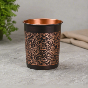 Vaso de Cobre Puro Hecho a Mano, Vaso Metálico Resistente para una Vida Saludable e Hidratación Diaria - Product Image 5