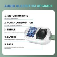 S08 LE Haut-parleur satellite sans fil Auracast 8W, système de son surround pour home cinéma, écologique TWS stéréo portable