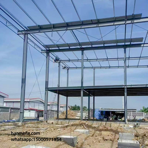 Estructura de Acero para Grandes Naves Industriales, Estructura de Acero de Alta Resistencia y Ligera para Ingeniería de Puentes de Gran Altura - Product Image 3