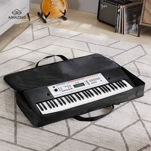 Housse de protection pour clavier de piano, imperméable, pour piano numérique, sac de transport pour clavier de piano, 61 touches rembourrées, fabriqué en usine BSCI - Product Image 6