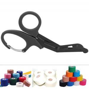 Tijeras médicas de grado industrial de 17 cm, de alta resistencia, con bordes dentados y lisos, patentadas, premium, para vendajes. - Product Image 3