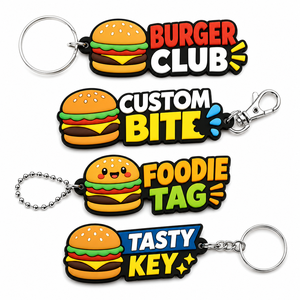 Customized Your Own Logo Soft Pvc Key Chains 2D <b>Custom</b> Logo Keychains Rubber 3D Pvc <b>Keychain</b> - Product Image 1