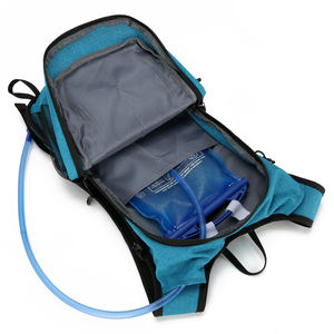 Sac à dos de cyclisme imperméable avec sac d'hydratation et support de casque équipement de randonnée en plein air avec fermeture à glissière pour vélo équitation voyage - Product Image 6
