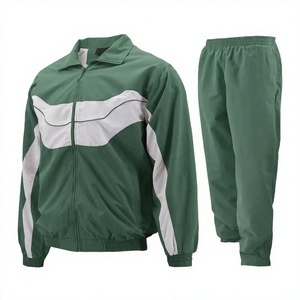 Custom Men's <b>Wind</b> <b>Breaker</b> Sweat Suit High Quality Polyester Zipper Tracksuit Solid Active Bottoms Direct Factory Service - Product Image 1