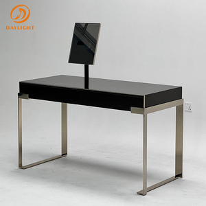 Meuble-lavabo de luxe italien, design moderne et simple <span class=keywords><strong>avec</strong></span> miroir <span class=keywords><strong>intégré</strong></span>, <span class=keywords><strong>bureau</strong></span> <span class=keywords><strong>intégré</strong></span> pour le maquillage et les études - Product Image 2