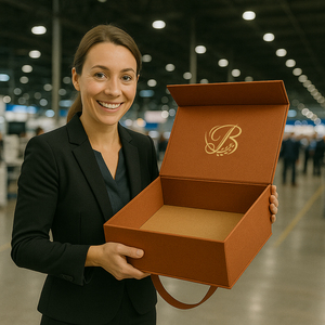 Tùy Chỉnh Thiết Kế Cửa Trang Trí Lưu Trữ Gấp Hộp Tùy Chỉnh In Quà Tặng Sang Trọng Giấy Mua Sắm Túi - Product Image 5