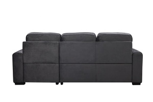 뜨거운 판매 l 모양 소파 recliners 거실 소파 서쪽 느릅 나무 trundle 소파 슬리퍼 홈 - Product Image 3