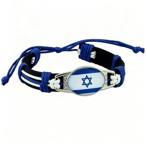 Bracelet tressé personnalisé avec drapeau d'<span class=keywords><strong>Islande</strong></span>, bracelet en corde réglable pour activité scolaire, accessoire de décoration pour la Journée nationale - Product Image 5