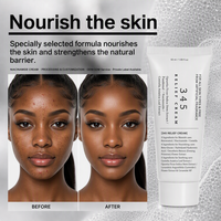 Crème Visage Apaisante et Réparatrice Personnalisable 345 Relief à la Niacinamide, Centella Asiatica et Panthénol pour Tous Types de Peau OEM ODM