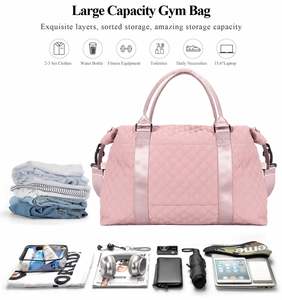 Sac de sport léger avec compartiment imperméable, sac de voyage matelassé pour la danse, le yoga et l'entraînement - Product Image 5